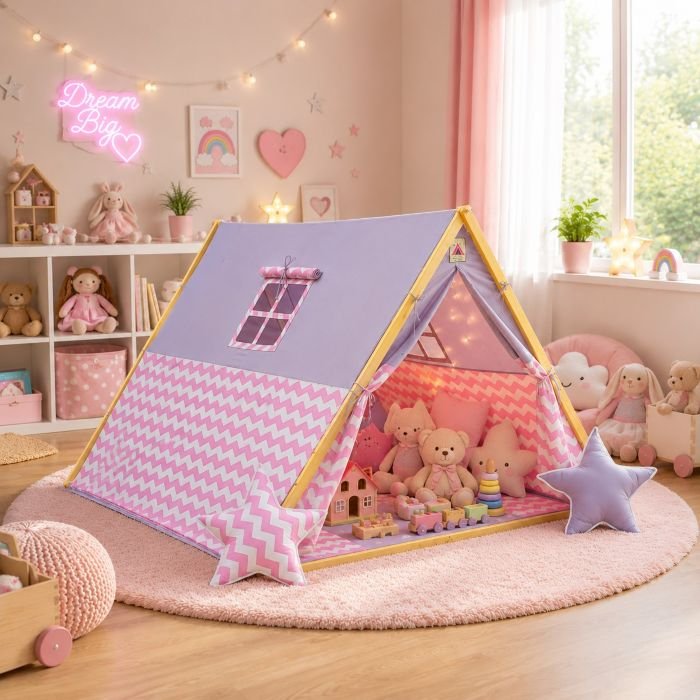 pink tent