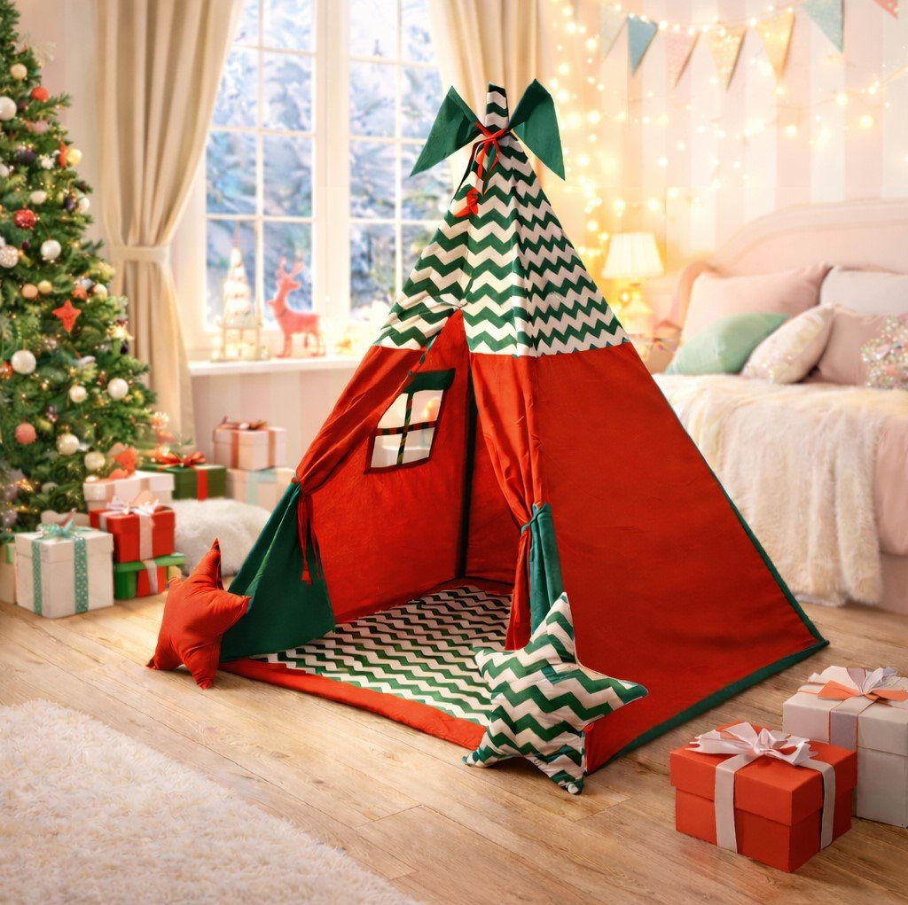 tent house for christmas